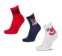 Nike Everyday Cushioned Crew 3 Pack Unisex - Calze Rosso - Taglia 42 - 46 Red 42 - 46