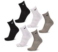 Nike Everyday Cushioned Crew 6 Pack Unisex - Calze Bianco - Taglia 34 - 38 White 34 - 38