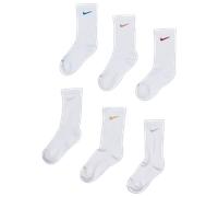 Nike Everyday Cushioned Crew 6 Pack Unisex - Calze Bianco - Taglia 38 - 42