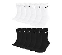 Nike Everyday Cushioned Crew - Calzini da allenamento da uomo, 6 paia, 46-50