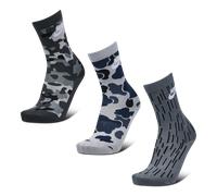 Nike Everyday Cushioned Crew Socks Unisex - Calze Grigio - Taglia 34 - 38 Grey 34 - 38