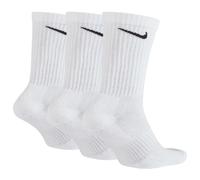 Nike - Everyday Cushioned Training Crew Socks - Calze casual Unisex M - EU: 38-42 bianco/grigio