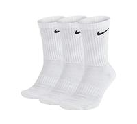 Nike Everyday Cushioned Training Socks - Calzini da allenamento, confezione da 3, bianco, XL