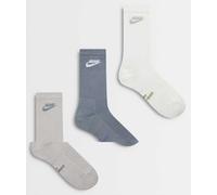 Nike Everyday Elevated confezione da 3 paia di calzini alti multicolore M