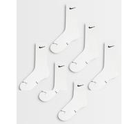Nike Everyday Elevated Ankle 6 pack Calze S Bianco