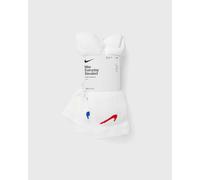 Nike EVERYDAY ELEVATED CREW SOCKS 3PACK men Socks white in taglia:S