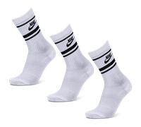 Nike Everyday Essential Crew 3 Pack Unisex - Calze Bianco - Taglia 34 - 37.5 White 34 - 37.5