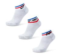 Nike Everyday Essential Crew 3 Pack Unisex - Calze Bianco - Taglia 34 - 38 White 34 - 38