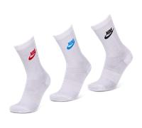 Nike Everyday Essential Crew 3 Pack unisex Calze - Rosso - Foot Locker Red 42 - 46