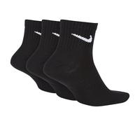 Nike Everyday Lightweight Ankle, Calzini Unisex - Adulto, Black/(White), L