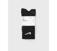 Nike Everyday Lightweight Crew Socks (3 PAIRS) men Socks black in taglia:M