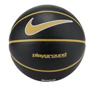 Nike Pallone da basket Playground 8P – Outdoor, gomma resistente – Nero/Oro/Bianco Taglia 7