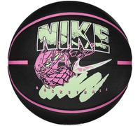 Nike Everyday Playground 8P Graphic Pallone da Basket Outdoor Misura 7 Nero Fluo