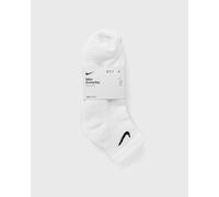 Nike EVERYDAY PLUS CUSHIONED ANKLE SOCKS (3 PAIRS) men Socks white in taglia:L