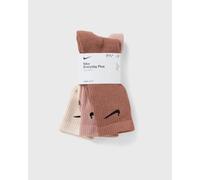 Nike Everyday Plus Cushioned Training Crew Socks (3 Pairs) men brown in taglia:L