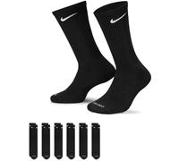 Nike Everyday Plus Cushioned Training Crew Socks (6 Pairs) men Socks black in taglia:S