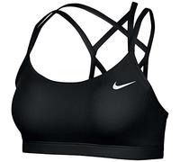 Nike Favorites Strappy Bra Top Sportivo, Donna, Black/White, L