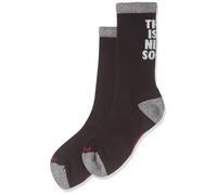 NIKE FB3272-010 U NK ED PLS CSH CRW 144 CHKY Calzini Unisex Adulto BLACK/UNIVERSITY RED/SAIL Taglia L