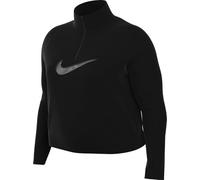 Nike FB4689-010 W NK DF Swoosh HBR Hz Pacer Maglia Lunga Donna Black/Cool Grey Taglia 4X