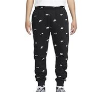 Nike FB7437-011 M NK Club+ BB JGGR AOP Pantaloni Sportivi Uomo Black/White Taglia L