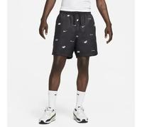Nike FB7440-010 M NK Club+ Wvn Flow Short AOP Pantaloncini Uomo Black/White/White Taglia M-S