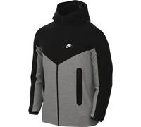 Nike FB7921-064 Nike Tech Fleece Felpa con Cappuccio Uomo Dk Grey Heather/Black/White Taglia S