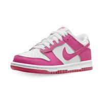 Nike FB9109-102 Nike Dunk Low (GS) Uomo, White/Laser Fuchsia EU 38.5