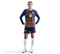 Nike FC Barcelona Strike Home - Maglia da Calcio con Scollo Rotondo e Tecnologia Dri-Fit da Donna, HQ0485