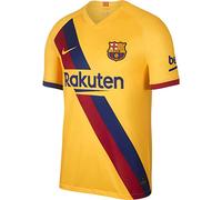 Nike FCB M Nk BRT Stad JSY SS AW T-Shirt Calcio, Uomo, Varsity Maize/(Varsity Maize) (Full Sponsor), M