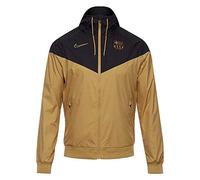 Nike FCB M NSW WR WVN AUT, Giacca Sportiva Uomo, jersey gold/Black/jersey gold/(jersey gold) (no sponsor), XL