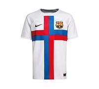 Nike FCB Y Maglietta, Sky Grey/Black, M (137-147 cm) Unisex-Bambini e Ragazzi