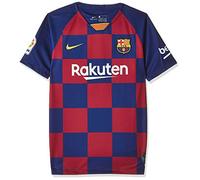 Nike FCB Y Nk BRT Stad JSY SS HM Tshirt, Unisex Bambini, Blu, S
