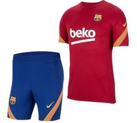 Nike FCB Y NK BRT STRKE TOP SS, T-shirt Unisex Bambini, noble red/Noble red/amarillo/(amarillo) (full spon-plyr), M