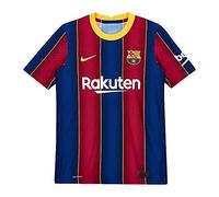 Nike FCB Y NK VAPOR MTCH JSY SS HM, T-shirt Unisex Bambini, deep royal blue/(varsity maize) (full sponsor), XS