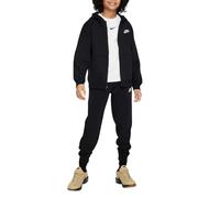 NIKE FD3114-010 K NSW Club FLC FZ Tracksuit Tuta da Ginnastica Unisex Bambino Black/White Taglia M