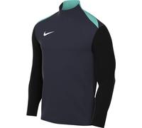 Nike FD7667-453 Dri-Fit Academy PRO 24 Drill Top K Maglia Lunga Uomo Obsidian/Black/Hyper Turq/White Taglia XS