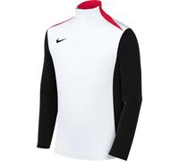 NIKE FD7671-100 Dri-Fit Academy PRO 24 Drill Top K Maglia Lunga Unisex Ragazzi White/Black/Bright Crimson/Black Taglia XL