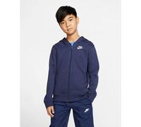 Nike Felpa c/cappuccio Sportswear Club, Ragazzo - 410 (Midnight Navy/Bianco)
