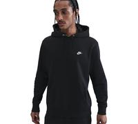 Nike Felpa con cappuccio Club Black/White da Uomo M Nero