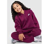 Nike Felpa con Cappuccio Club Fleece Zip Completa Junior, rosso 12-13Y