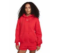 NIKE Felpa con cappuccio da donna NSW Phnx FLC rosso | XL