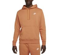 Nike Felpa con Cappuccio da Uomo Club Fleece Arancione Taglia XS Cod BV2654-808 - 9M Arancione
