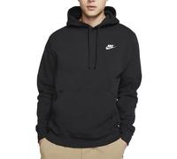 Nike Felpa con Cappuccio da Uomo Club Fleece Nera Nero