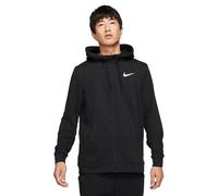 NIKE Felpa con cappuccio da uomo Dri-FIT nero | XL