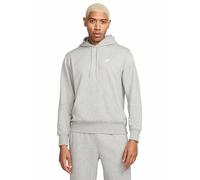 Felpa pullover in French Terry con cappuccio Nike Club - Uomo - Grigio L