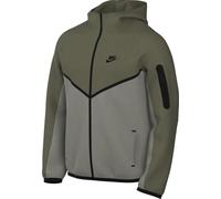 Nike Sportswear Giacca di felpa 'TECH FLEECE' grigio chiaro / oliva / nero, Taglia XXL