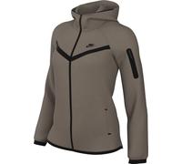 Nike Felpa con Cappuccio E Zip A Tutta Lunghezza Sportswear Tech Fleece Windrunner - Donna, Mink Brown/Black, HV6747-233, XS