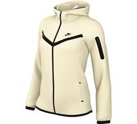 Nike Felpa con Cappuccio E Zip A Tutta Lunghezza Sportswear Tech Fleece Windrunner - Donna, Pale Ivory/Black, HV6747-110, XS