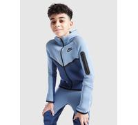 Nike Felpa con Cappuccio Full Zip Tech Fleece Junior, blu 12-13Y