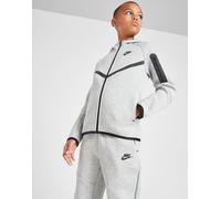 Nike Felpa con Cappuccio Full Zip Tech Fleece Junior, grigio 13-15Y